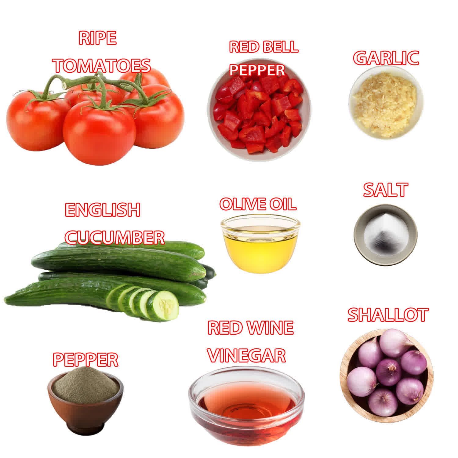 gazpacho ingredients